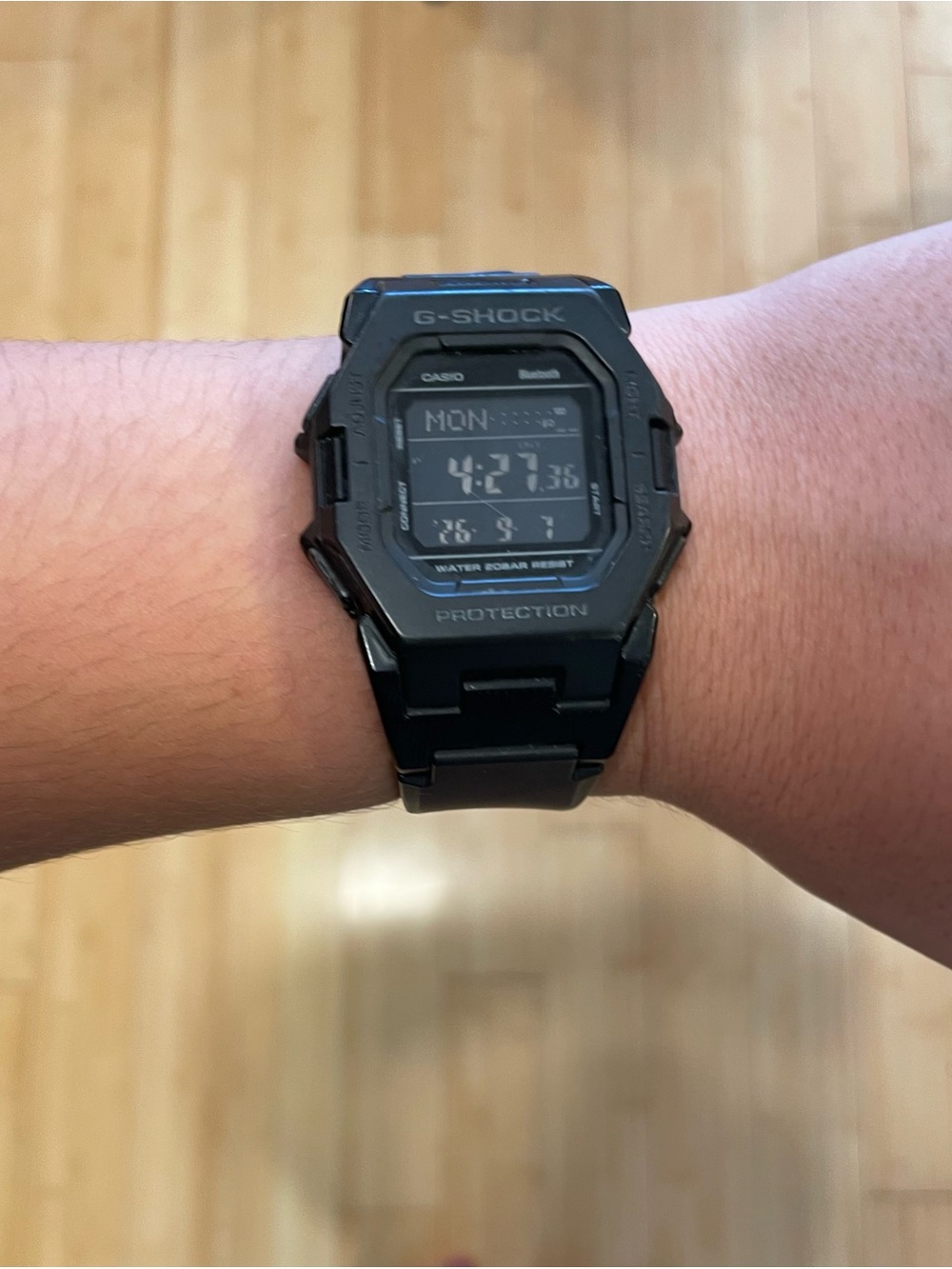 LIKE NEW! G-Shock Black Digital Resin Sport Watch